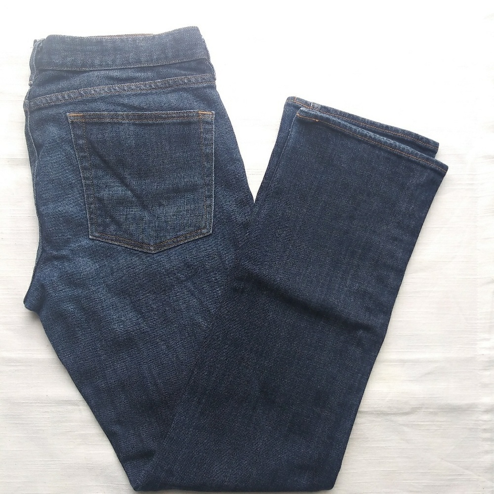 J. Crew Straight Leg Dark Wash Jeans Sz 30S
